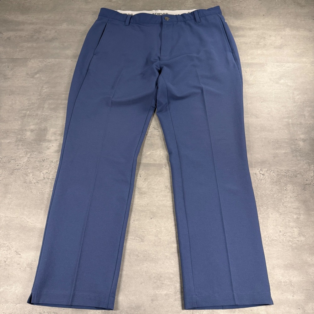 Adidas Golf Pants Mens 36x30 Blue Ultimate365 Performance Stretch Trousers
